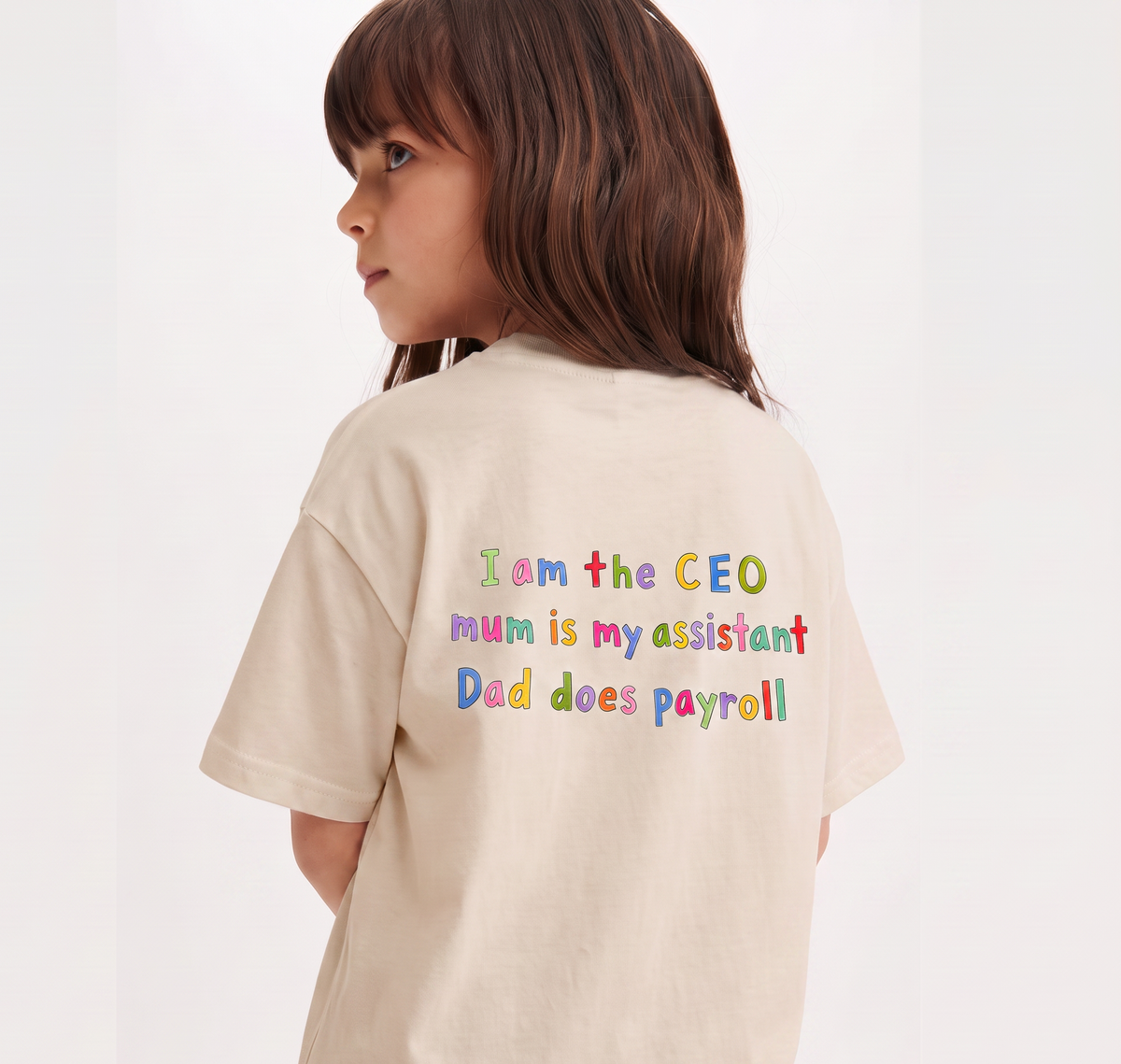 CEO Boxy Tee - Beige