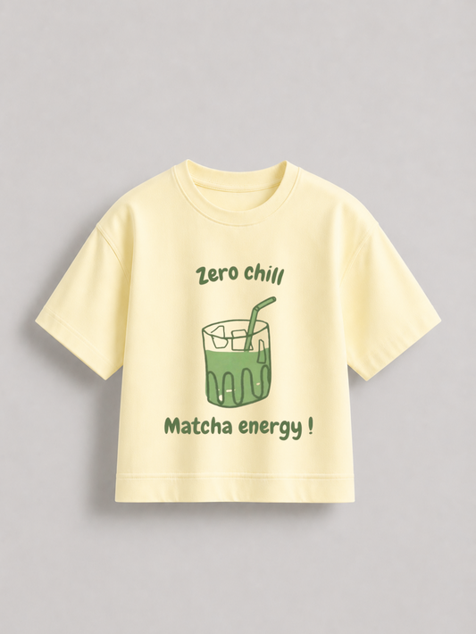 Matcha Energy Boxy Tee