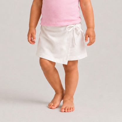 Pinch Skort - White