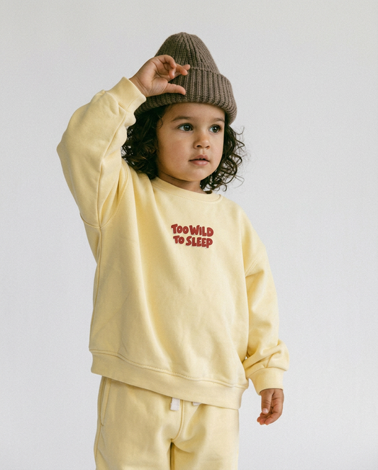 Too Wild to Sleep Crewneck