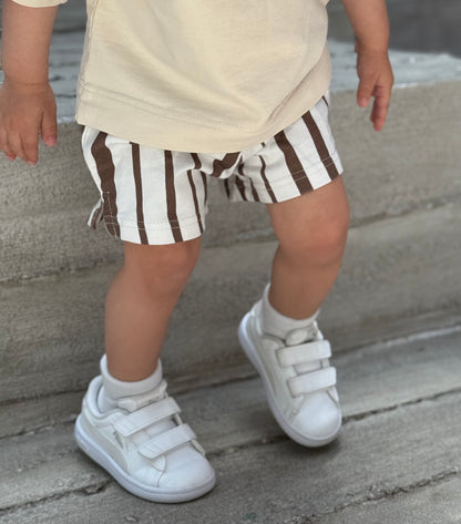 The Brown Stripes Shorts