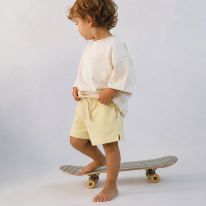 Lemon Shorts - Butter Yellow