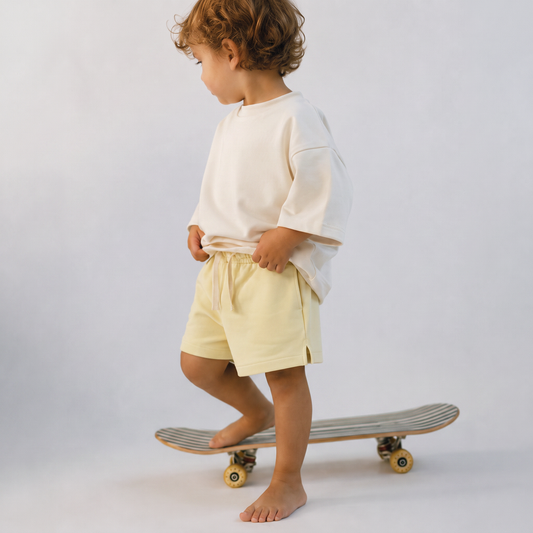 Lemon Shorts - Butter Yellow