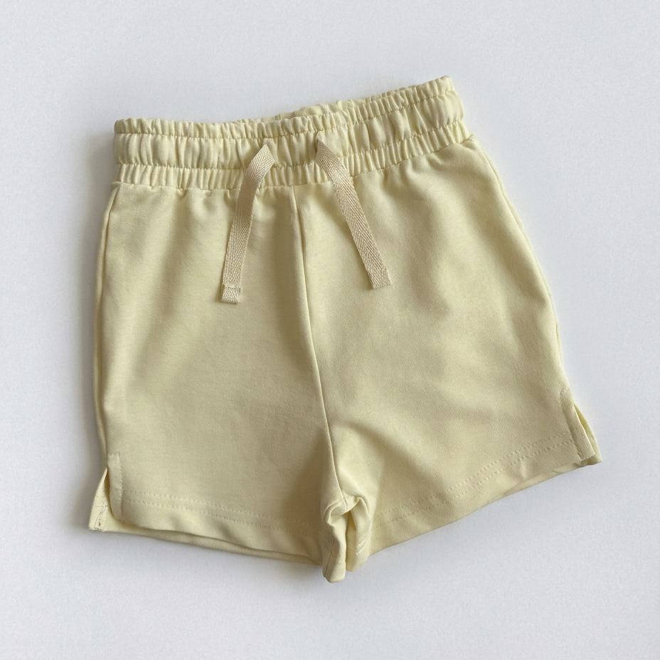 Lemon Shorts - Butter Yellow