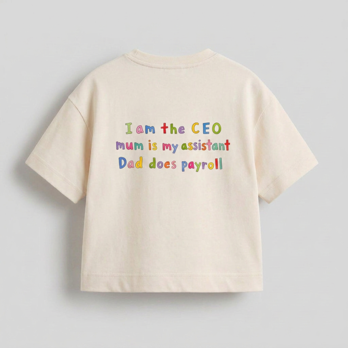 CEO Boxy Tee - Beige