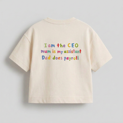 CEO Boxy Tee - Beige